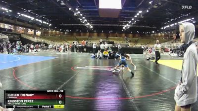 78 lbs Semifinal - Kingston Perez, Mocco Wrestling vs Cutler Trenary, Caveman