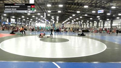 120 lbs Rr Rnd 1 - Bryce Pequignot, Buffalo Valley Black vs Armani Velez, Fight Barn WC