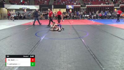 50 lbs 5th Place Match - Miles Watt, North Montana Wrestling Club vs Tripp Johnston, Butte Wrestling Club