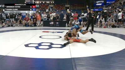 144 lbs Cons. Semis - Jeremiah Hayes, Illinois vs Kaden Clark, Alabama