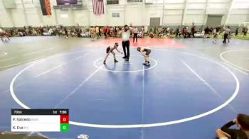 73 lbs Rr Rnd 3 - Presten Salcedo, Rough House vs Kellen Eva, Atc
