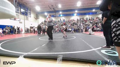 61 lbs Quarterfinal - Deryk Justice, Wagoner Takedown Club vs Maverick Bunce, Salina Wrestling Club