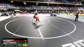 5A 132 lbs Cons. Round 2 - Kai Mcdermott, Frisco Heritage vs Carlos Rodriguez, Uvalde