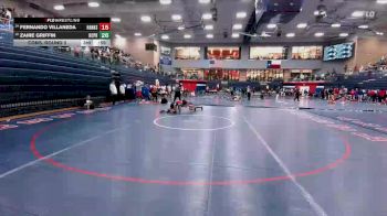 165 lbs Cons. Round 3 - Fernando Villaneda, El Paso Hanks vs Zaire Griffin, Kansas City-Piper HS