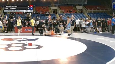 150 lbs Cons. Rd Of 16 - Mason Young, Oklahoma vs Will McNeal, Pennsylvania