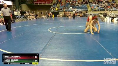 152 lbs Placement Matches - Lucas Selzler, E2-Fargo Davies vs Braxtyn Fisher, W4-Bismarck Century