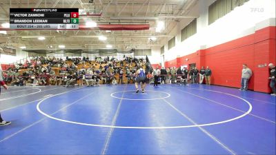 285 lbs Consi Of 8 #2 - Victor Zannoni, Pelham vs Brandon Leeman, Milford