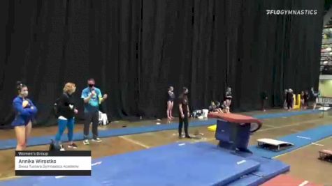 Annika Wirostko - Women's Group, Swiss Turners Gymnastics Academy - 2021 Women's Xcel Region 4 Championships