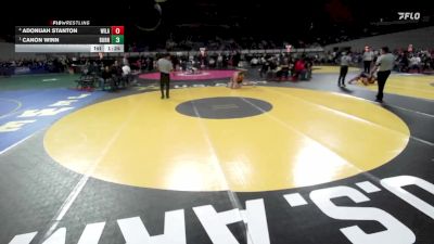 3A Boys 132 lbs Semifinal - Canon Winn, Burns Boys vs Adonijah Stanton, Willamina Boys