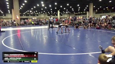 60 lbs Round 2 (8 Team) - Paul Vanderhoeven, North Desoto Wrestling Academy vs Abel Wesolowski, Panhandle Punishers