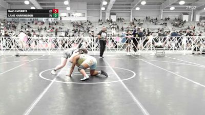 185 lbs Round Of 16 - Kayli Morris, CT vs Lane Harrington, PA