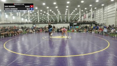 155 lbs Kaili Manuel, Michigan Blue vs Janiya Johnson, Tennessee