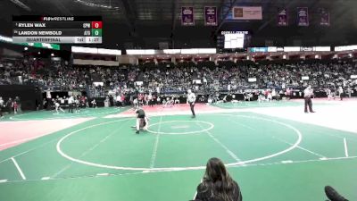 90 lbs Quarterfinal - Rylen Wax, CPWA vs Landon Newbold, ATGA