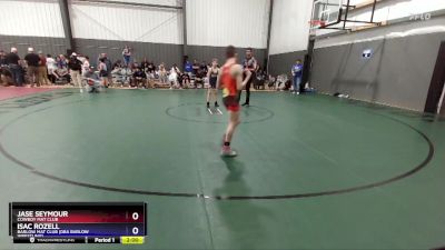 86 lbs Cons. Semi - Jase Seymour, Cowboy Mat Club vs Isac Rozell, Barlow Mat Club (DBA Barlow Wrestling)