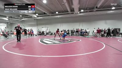 92 lbs Cons. Round 2 - Malachi Evans, MXW vs Sean Williams, Falcon Wrestling Club