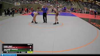 184 lbs Round 3 (4 Team) - Cody Fent, Enterprise/Wallowa vs Zachary Pfaffle, Toledo