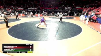 2A 165 lbs Quarterfinal - Santino Tenuta, Lombard (Montini) vs Maddox Kirts, Bloomington (H.S.)