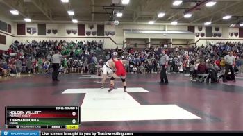 138 lbs Cons. Round 3 - Tiernan Boots, Lisbon vs Holden Willett, Pleasant Valley