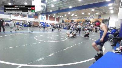 106 lbs 3rd Place Match - Cooper Green, Mountain View (Mesa) High School vs Nathaniel Solorio, Damien