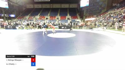 122 lbs Rnd Of 128 - Isabella Ndinga Mbappe, Ohio vs Abbigail O'Kelly, Oklahoma