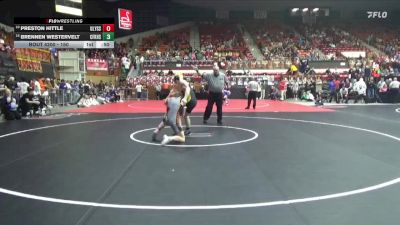150 lbs Cons. Round 1 - Preston Hittle, Ulysses vs Brennen Westervelt, Coffeyville-Field Kindley Hs