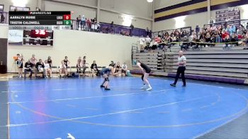 115 lbs Quarterfinals (8 Team) - Tristin Caldwell, Oglethorpe County vs Aaralyn Ruise, Long County