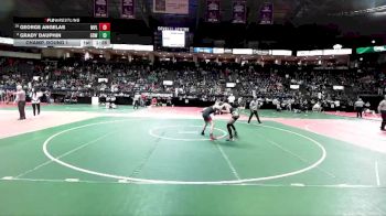 130 lbs Champ. Round 1 - George Angelas, MVL1 vs Grady Dauphin, GBW1