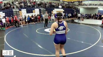 135 lbs. Champ. Round 2 - Sarah Walsh, Middleburg vs Evelyn Rosas, Park HIll South