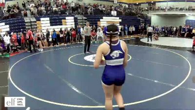 135 lbs. Champ. Round 2 - Sarah Walsh, Middleburg vs Evelyn Rosas, Park HIll South