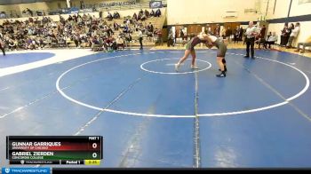 197 lbs Cons. Semi - Gabriel Zierden, Concordia College vs Gunnar Garriques, University Of Chicago