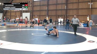 106 lbs 3rd Place - Luis Estevez, Savage Wrestling Academy, Oceanside Hs vs Samuel Floody, Mayo Quanchi