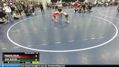 115 lbs Cons. Semi - Zeke Ranvek, MN Elite Wrestling Club vs Maddox Fields, Cardinal Wrestling Club