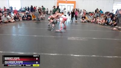 138 lbs Round 1 (4 Team) - Serenity State, Team Palmetto Pink vs Mackenzie Shaver, Team NC Wrestling Club