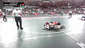 125 lbs Cons. Round 3 - Henley Pruchnofski, Neenah vs Cayson Vobian, Janesville Youth Wrestling Club