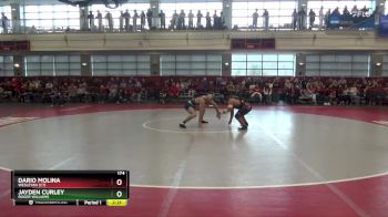 174 lbs Champ. Round 2 - Jayden Curley, Roger Williams vs Dario Molina, Wesleyan (CT)