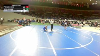3A Boys 106 lbs Quarterfinal - Tyler Donne, Santiam Christian Boys vs Jose Jimenez, Nyssa Boys