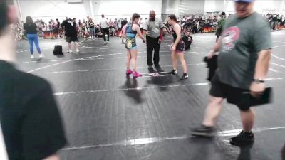 130 lbs Cons. Round 3 - Cera Hinson, Patriots Wrestling Club-Dothan vs Skylin Darnell, NoWorries