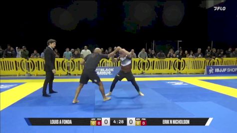 Erik N Nicholson vs Louis A Fonda 2025 Pan IBJJF Jiu-Jitsu No-Gi Championship