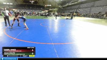 114 lbs Cons. Round 1 - Daniel Vance, Rainier Junior Wrestling Club vs Noah Dulitz, White River Hornets Wrestling Club