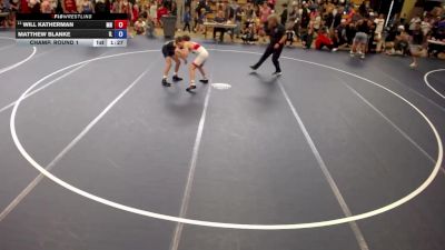 113 lbs Champ. Round 1 - Will Katherman, MN vs Matthew Blanke, IL