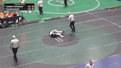 103 lbs Consi Of 16 #1 - Garrett Stevenson, Hickory vs Walker Martin, Tredyfferin Eastown