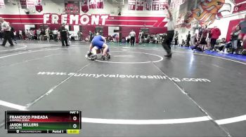 138 lbs Cons. Round 2 - Francisco Pineada, Junipero Serra vs Jason Sellers, Los Altos