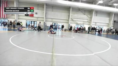 112 lbs Cons. Semi - Trey Swaggy Fowkes, Sanderson Wrestling Academy vs Boston Backus, Champions Wrestling Club