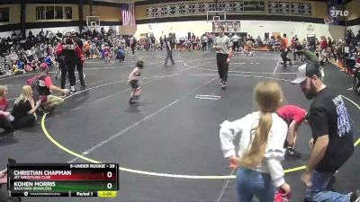 38 lbs Semifinal - Kohen Morris, Backyard Brawlers vs Christian Chapman, JET Wrestling Club