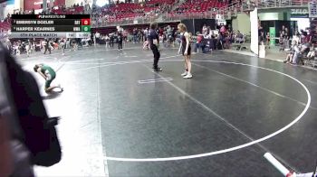 113 lbs 5th Place Match - Harper Keairnes, Warrior Wrestling Academy vs Emersyn Dozler, Boone Central