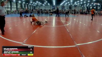 84 lbs Rd# 4- 2:00pm Friday Final Pool - Bentley Lenhard, SELECT, Utah vs Rylan Sandoval, Oklahoma Elite