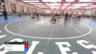 132 lbs Consi Of 16 #1 - Aiden Bayard, Pa vs Ayden Tavella, Pa