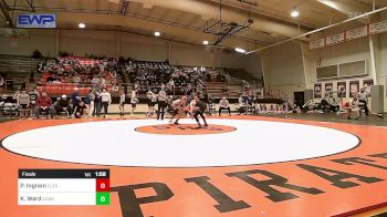 92 lbs Final - Parker Ingram, Cleveland Public Schools vs Kyler Ward, Cushing High School