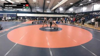 197 lbs 1st Place Match - Will Davis, Elizabethtown vs John Santowski, Washington And Lee