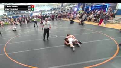 120 lbs Semifinal - Connor Barnes, Unattached vs Donovan Quinn, St. Johns